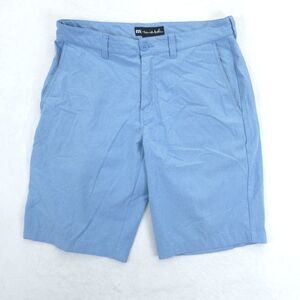 Travis Mathew Shorts Mens 32 Blue Striped Golf